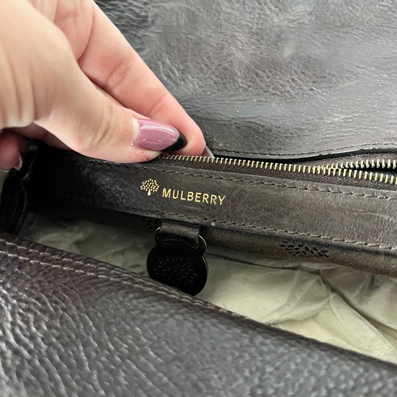 Mulberry Emmy Handbag - Darwin Dark Brown - Picture 12 of 14